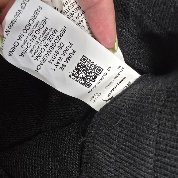 Puma women's black and pink jogger sweatpants size large - Picture 5 of 11